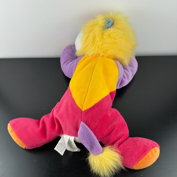 Chosun Rare Rainbow Lion Cub 14” Yellow Purple White Pink Blue Plush - Picture 4 of 8